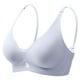 thumbnail image 1 of Sujetador sin aros de copa completa para mujer: bustier acolchado sin costuras con tirantes anchos, soporte suave y transpirable, tallas S-XL, 1 of 4