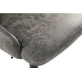 thumbnail image 6 of Sylmar Height Adjustable Stool in Charcoal Faux Leather, 6 of 9