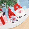 thumbnail image 3 of SHENMO Rudolph the Dwarf Faceless Old Man Print Tree Skirt Christmas Decorative Festival Christmas Tree Apron, 3 of 5