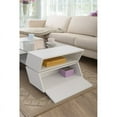 thumbnail image 4 of Bowery Hill Contemporary Wood Coffee Table in White, 4 of 6