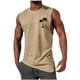 thumbnail image 1 of Hombres Sudadera Casual Cuello Redondo Tanque Deportivo sin Mangas, 1 of 4
