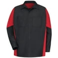 thumbnail image 2 of Red Kap Men's Long Sleeve Two-Tone Crew Shirt, 2 of 4
