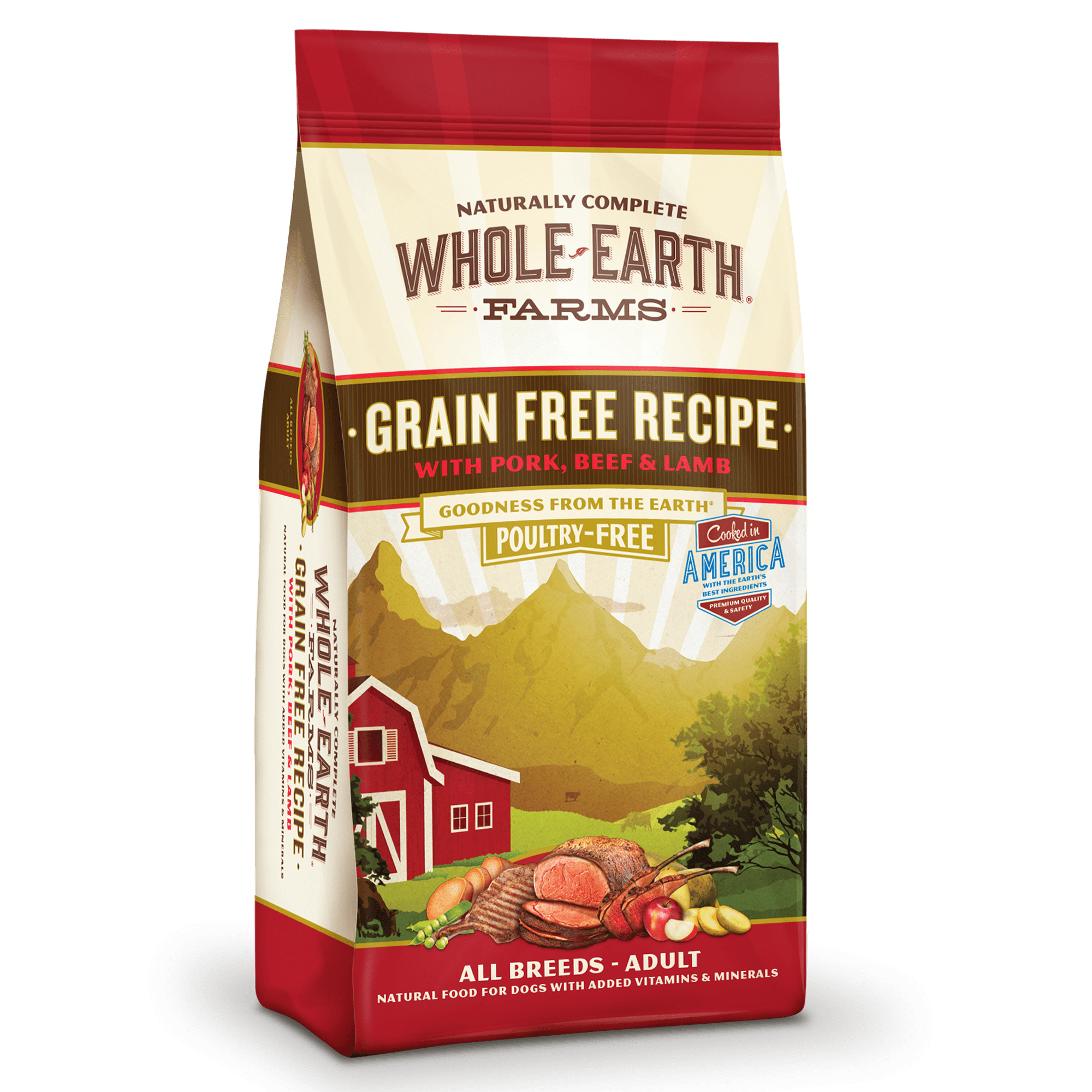 Whole Earth Farms Grain-Free Pork, Beef 