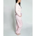 thumbnail image 3 of Muk Luks Women's Silky Velour Pajama Set, Blush/Sprinkles, T/S, 3 of 4