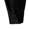thumbnail image 4 of HAiming Mens Shirt Lapel Collar Button down Long Sleeve Casual Solid Color Dress Formal Business Tops, 4 of 8