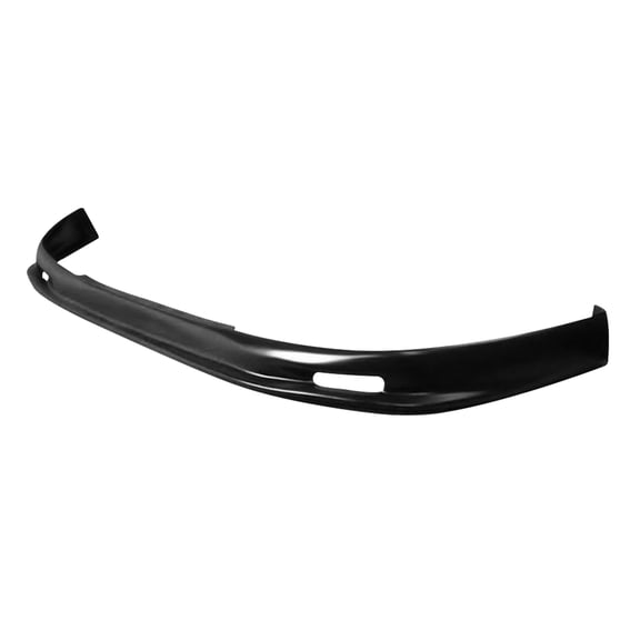 Ikon Motorsports Front Bumper Lip Spoiler Lower Air Dam Chin Splitter Bodykit Replacement Compatible With 1992-1995 Honda Civic Sedan 4-Door PU Polyurethane Unpainted Black