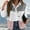 Pink, variant on Women's Pink Plus Size Daily Wear Vest Casual Warm Double-Sided Printed Loose Collarless Style