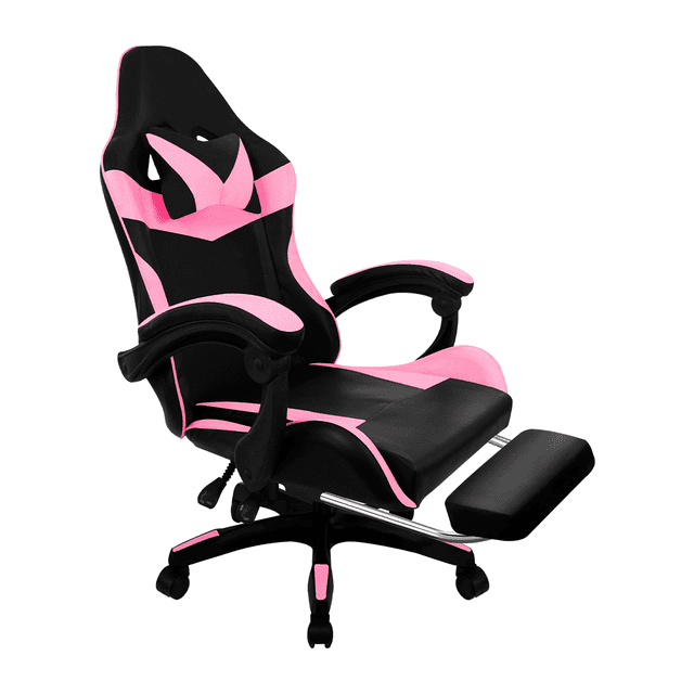 Silla Gamer Oficina Escritorio Linium Ergonómica Super Cómoda Rosa
