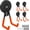 4 Pcs - Oragne, variant on Extra Hooks for Heavy Duty, 2.6in Large Industrial Hooks, Hook with Anti-Slip Coating, Storage Utility Holder for Garage Shelve and Garden Tools