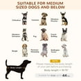 thumbnail image 4 of PawHut Elevated Cooling Pet Bed with Canopy for Medium-Sized Dogs Grey, 4 of 10