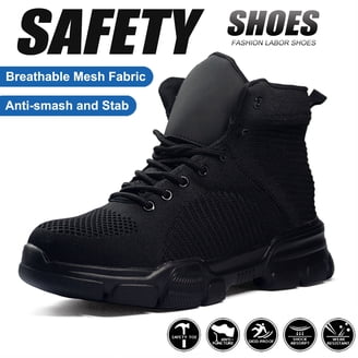 XQJ Steel Toe Boots for Men Women Work Boots Slip Resistant  display picture 1