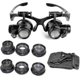 thumbnail image 1 of Adjustable 10x-25x Magnification LED Illuminated Jewelers Loupe for Watch Repair & Gemology Tools, 1 of 2