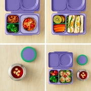 OmieBox UP is an Insulated Bento Lunch Box with a 12oz Thermos - Galaxy Purple by OmieLife