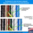 thumbnail image 3 of FenceSource Wave Slat (9 Colors) Single Wall Bottom Locking Privacy Slat for 4', 5', 6', 7' and 8' Chain Link Fence (5 ft, Black), 3 of 4