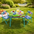 thumbnail image 5 of Gener8 Multicolor Pony Table & Chairs Set for Kids Ages 3-6, 24" x 24", 5 of 7