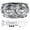 Chrome, variant on Motorcycle 5.75" Dual LED Projector Headlight Lamp For Harley Road Glide FLTR 1998-2013