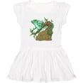 thumbnail image 3 of Inktastic Save the Rainforest with Basilisk Lizard on a Tree Girls Toddler Dress, 3 of 5