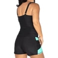 thumbnail image 3 of Free Country Ladies 2-piece Tankini & Swim Short Swim Set, 3 of 11