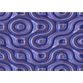thumbnail image 1 of Ahgly Company Indoor Rectangle Patterned Medium Slate Blue Area Rugs, 3' x 5', 1 of 6