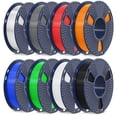 thumbnail image 1 of Filamento para impresora 3D SUNLU PLA de 1,75 mm, paquete de 250 g (8 rollos), 1 of 9