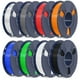 thumbnail image 1 of Filamento para impresora 3D SUNLU PLA de 1,75 mm, paquete de 250 g (8 rollos), 1 of 9