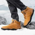 thumbnail image 6 of Jakcuz Men Snow Boots Warm Ankle Boots Fur Lined Water Resistant Winter Shoes with Non-slip Outsole, 6 of 14