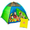 thumbnail image 2 of Kiddey Kids Play Tent for Children, Multicolored Polyester for Indoor and Outdoor Use, Compact Carrying Case Included, 2 of 7