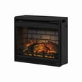 thumbnail image 3 of Benjara BM227444 23.75 in. Metal Fireplace Inset with 7 Level Temperature Setting, Black, 3 of 3