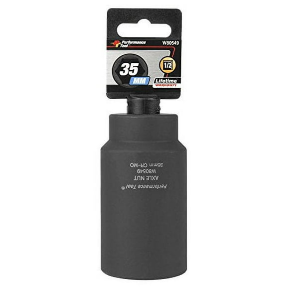 Performance Tool W80549 35mm Front Wheel Drive Axle Nut Socket