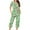 Green#christmas pajamas, variant on VBTAPA Womens Christmas Pajamas Set 2 Piece Pjs Loungewear Short Sleeve Henley Shirts and Capri Pants Sleepwear Set Lounge Sets Green XL