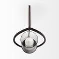 thumbnail image 6 of Mercana Drax 22"H Black Metal Decorative Wall Candle Holder, 6 of 6