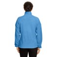 thumbnail image 3 of 9 Crowns  North End Microfleece Polar Fleece Lightweight Full Zip Jacket (Lake Blue, Small), 3 of 3