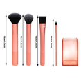 thumbnail image 2 of Five Piece Makeup Brush Set Including Contouring Brush Detailing Brush Brush Square Foundation Brush Storage Cup for A Finish, 2 of 4