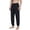 Black, variant on Men Lightweight Workout Joggers Pant with Pockets Drawstring Elastic Waist Sweatpants Sports Tapered Trousers