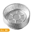 thumbnail image 2 of Dadypet Aluminum Foil Pans,Pie Pans 6 Inch Round Tin Pie Disposable Aluminum Plates Round Air Fryers Wemay AYUMN Aluminum Pans 20PCS 20Pcs burko, 2 of 7
