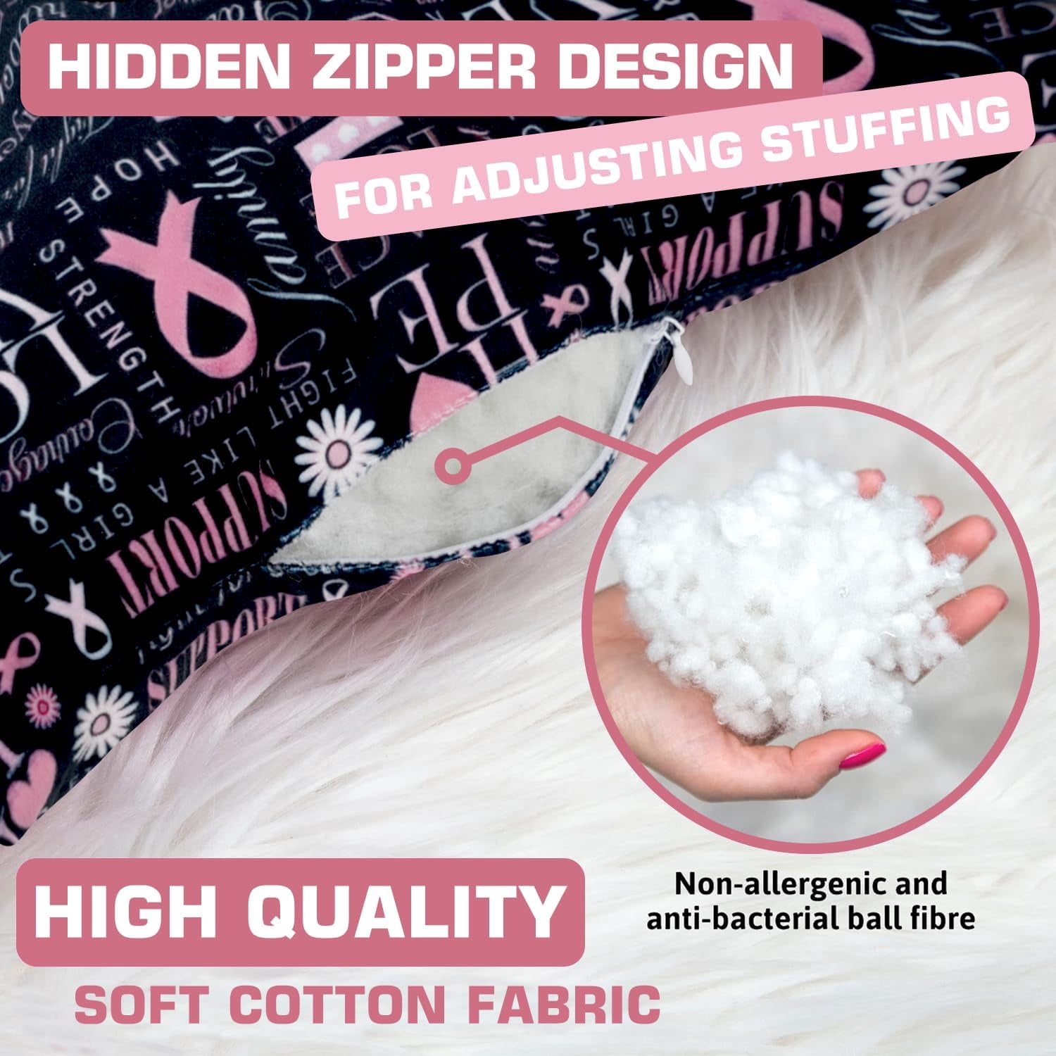 Hysterectomy Pillow C Section Recovery Surgery for Women Mastectomy Pillows Post Tummy Pillow Cushion After Abdominal Surgery Gifts Hysterectomy Recovery Must Haves Insertable Ice Pack