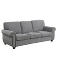 thumbnail image 2 of 3 seat sofa Chenille - Dark Grey, 2 of 5