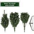thumbnail image 7 of 7.5FT Realistic Green Spruce Unlit Artificial Holiday Christmas Tree with Sturdy Metal Stand, 7 of 7