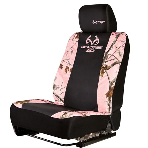 Realtree Pink Camouflage Low Back, Pink Camo Car Seat