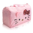 thumbnail image 2 of Sanrio Hello Kitty Duffle Bag  Lightweight Foldable Travel Duffel with Shoulder Strap & Luggage Sleeve  Large Packable Hello Kitty Bag for Girls, Teens, or Women  18" x 12"  Ages 3+, 2 of 6