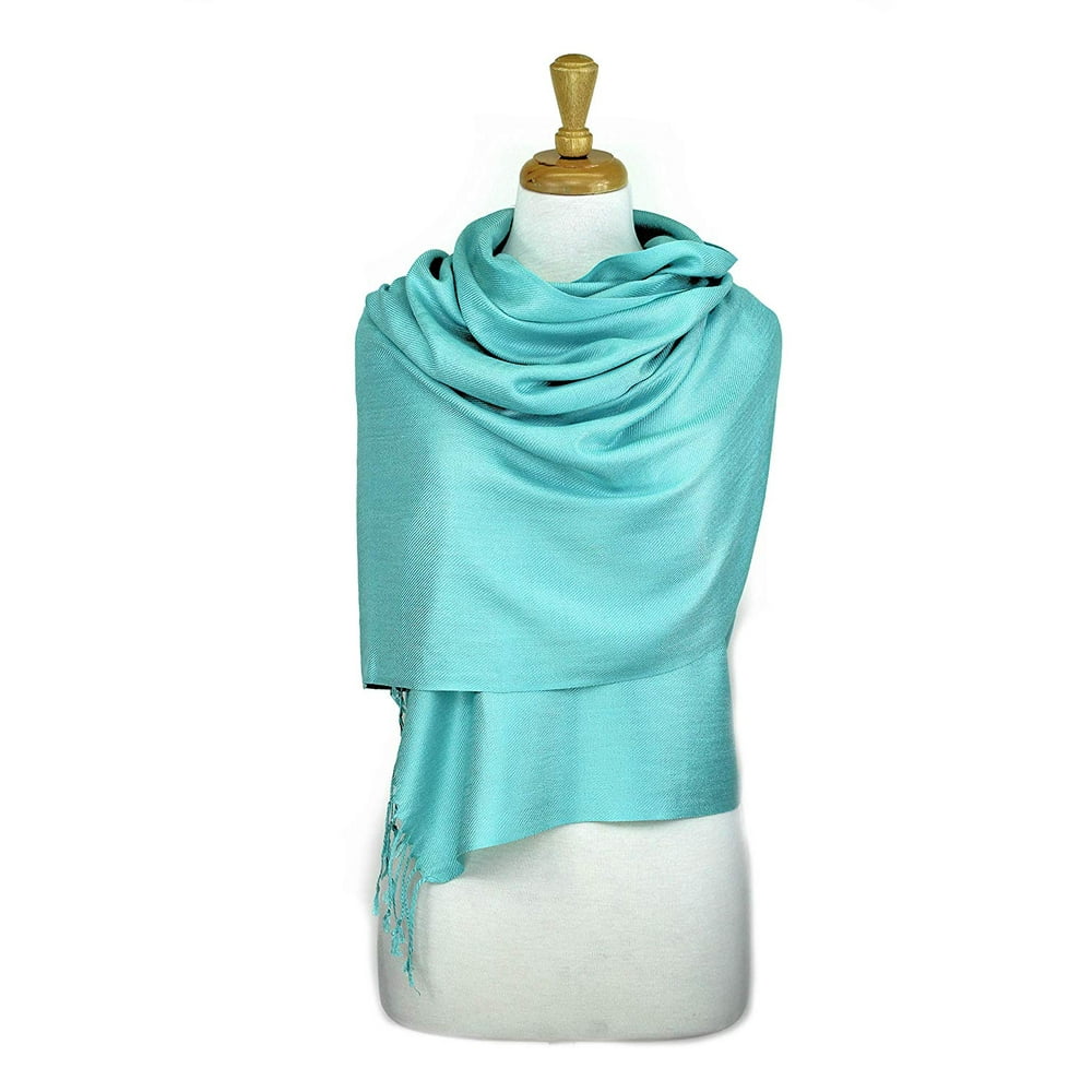 Pashmina Large Solid Color Pashmina Shawl Wrap Scarf 78" X 28