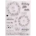 thumbnail image 1 of Gnome Flower Number Silicone Clear Seal Stamp DIY Scrapbooking Embossing Photo Album Decorative Paper Card Craft, 1 of 7