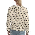 thumbnail image 7 of Daiia Pug Dog Face Pattern Women's Fashion Hoodies & Sweatshirts with Kangaroo Pocket Hooded Sweatshirt with Eye-catching Drawstrings-X-Large, 7 of 7