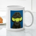 thumbnail image 3 of CafePress - Black Lab With 3 Tennis Balls Mug - 11 oz Ceramic Mug - Novelty Coffee Tea Cup, 3 of 4