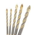 thumbnail image 3 of LOVIVER Twist for Ceramic Tile Marble Glass Drilling Gold 5PCS, 3 of 8