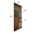 thumbnail image 3 of S Series 36in. X 84in. Moulticolor Finished DIY Solid Wood Sliding Barn Door Slab-Hardware Track NOT Included, 3 of 5