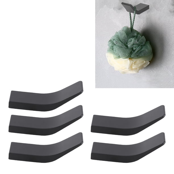 Gancho Para Toallas, Toallero Para , Gancho Para Toallas De Pared Con 5 Ganchos Pequeños Con 5 Pegatinas, 1 Pegamento Para Dormitorio Para Cocina