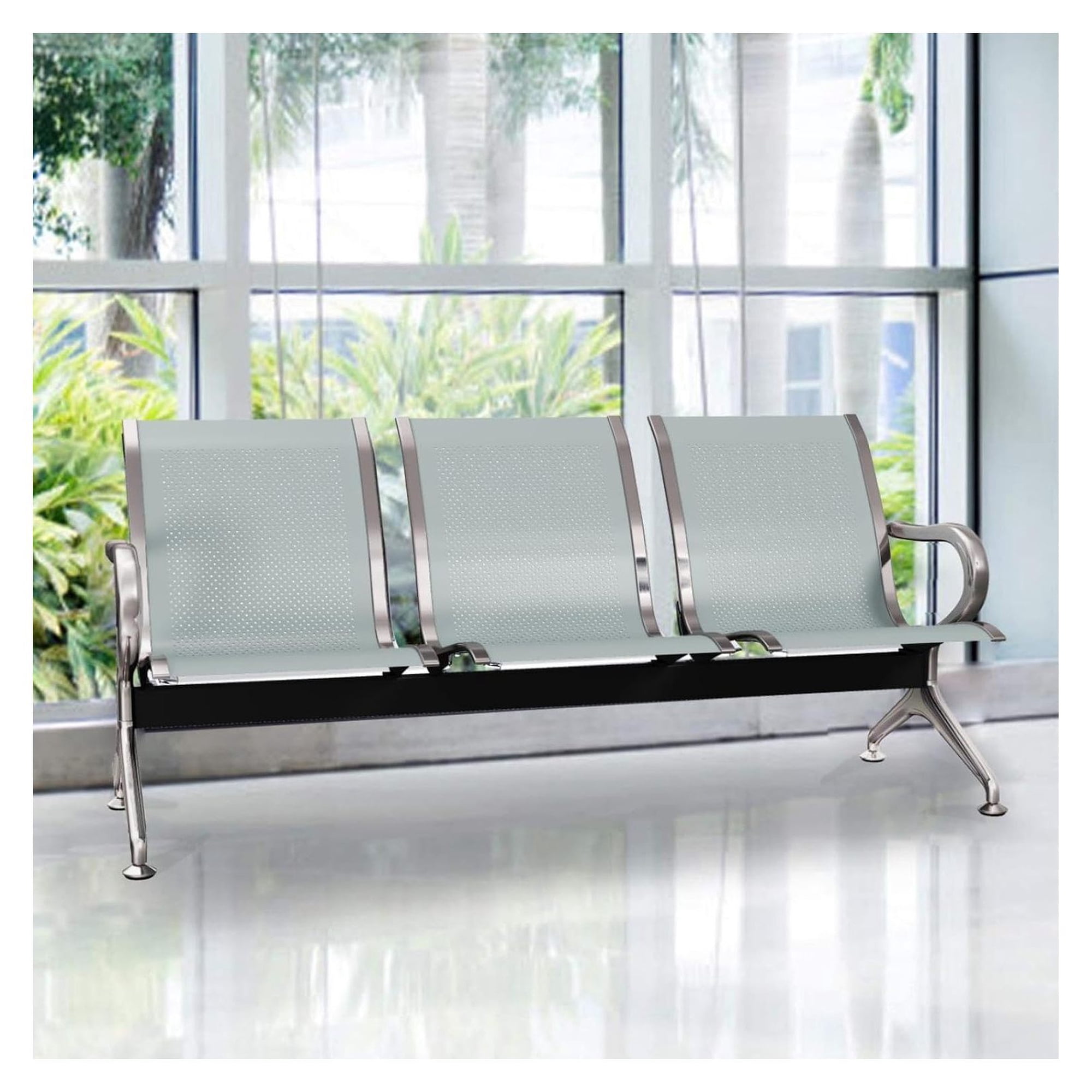 3-seat waiting room chairs - product