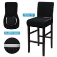 thumbnail image 4 of PiccoCasa Stretch Bar Stool Covers for Counter Height Side Chair Slipcovers, 4 of 8