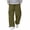 09#Army Green, variant on Casual Work Pants Featuring Cargo Pocket Design Loose Wide Leg Silhouette Straight Trousers for Everyday Streetwear